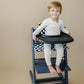 Black & White Checkered Cushion for the Stokke Tripp Trapp Highchair