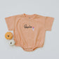 Custom Embroidered Halloween T-Shirt Romper - Bow Ghost