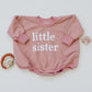 Little Sister Sweatshirt Romper