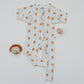 Pumpkin Posie Bamboo Zippy Romper