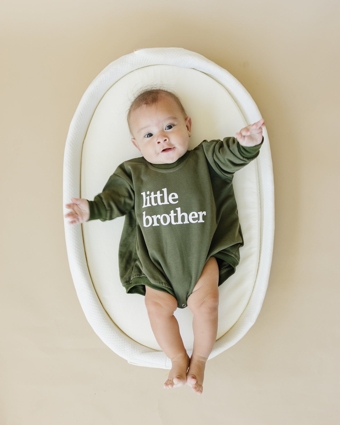 Little Brother Sweatshirt Romper - more colors