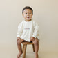 Custom Embroidered Christmas Sweatshirt Romper