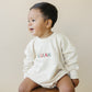 Custom Embroidered Christmas Sweatshirt Romper