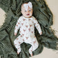 Reindeer Games Ribbed Zippy Romper