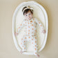 Pumpkin Posie Bamboo Pajamas for Kids - 2pc Henley Set