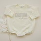Custom Embroidered Sweatshirt Romper