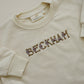 Custom Embroidered Crewneck or Sweatshirt Romper - Football