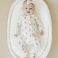 Pumpkin Posie Bamboo Zippy Romper