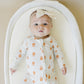 Pumpkin Posie Bamboo Zippy Romper