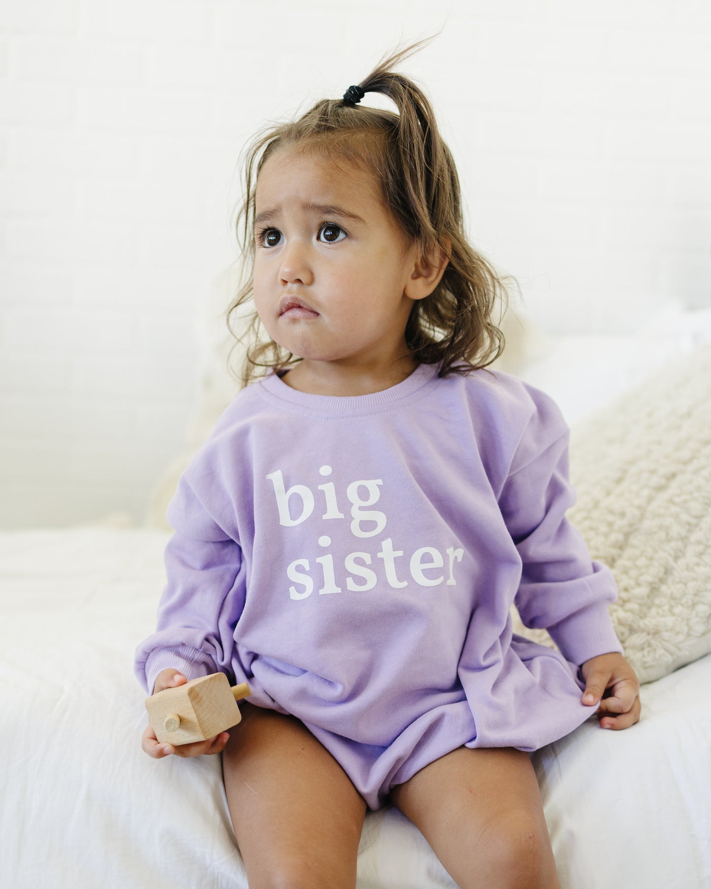 Big Sister Sweatshirt Romper