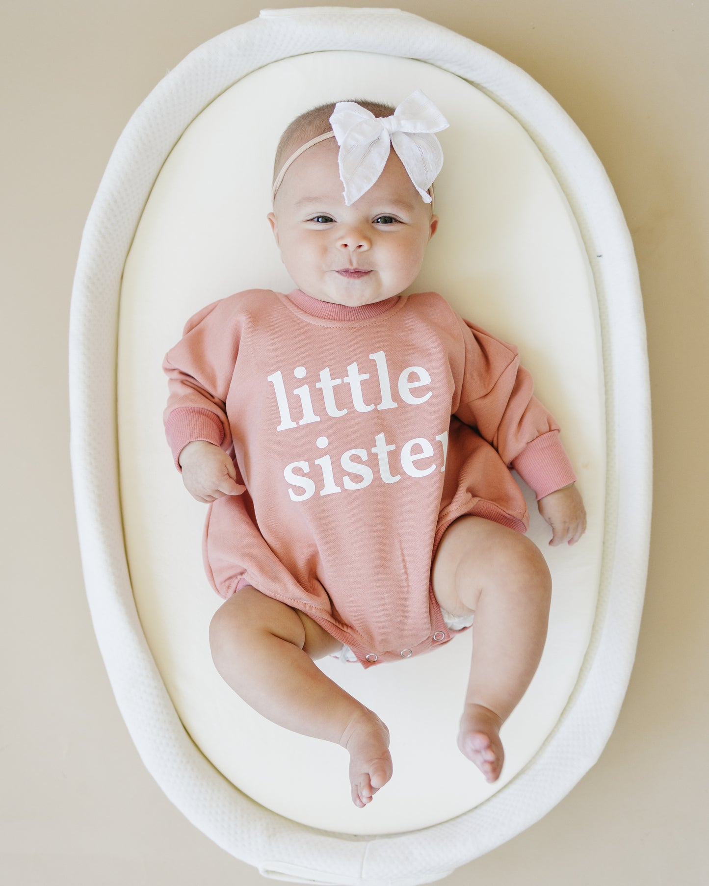 Little Sister Sweatshirt Romper