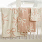 Pink Bow Plush Blanket