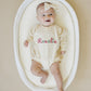 Custom Embroidered Christmas Sweatshirt Romper