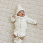 White Knit Beanie
