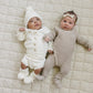 White Knit Bloomer Set