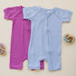 Solid Ribbed Bamboo Shorty Romper  - more colors