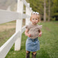 Cheetah Bow Ruffle Tee