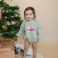 Christmas Tree Truck Sweatshirt Romper