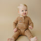 Custom Embroidered Organic Cotton Romper - Football Embroidery