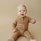 Custom Embroidered Organic Cotton Romper - Football Embroidery