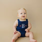 Custom 4th of July Overall Bubble Romper - more colors & pick your design!