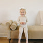 Taupe Stripe Ribbed Bamboo Cozy Set