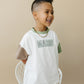 Blank Colorblock Tee and Biker Shorts Set