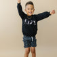 Organic Cotton Dancing Skeletons Crewneck Sweatshirt