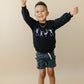 Organic Cotton Dancing Skeletons Crewneck Sweatshirt
