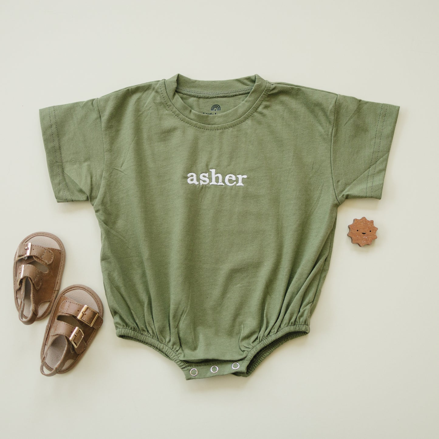 Custom Embroidered St. Patrick's Day T-Shirt Romper