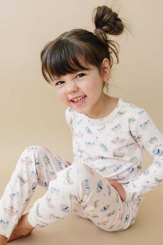 Luna Moths 2pc Bamboo Pajama Set