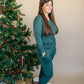 Women's Green Emerald Bamboo Pajamas