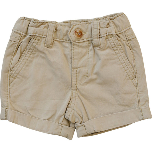 Khakifarbene Chino-Shorts