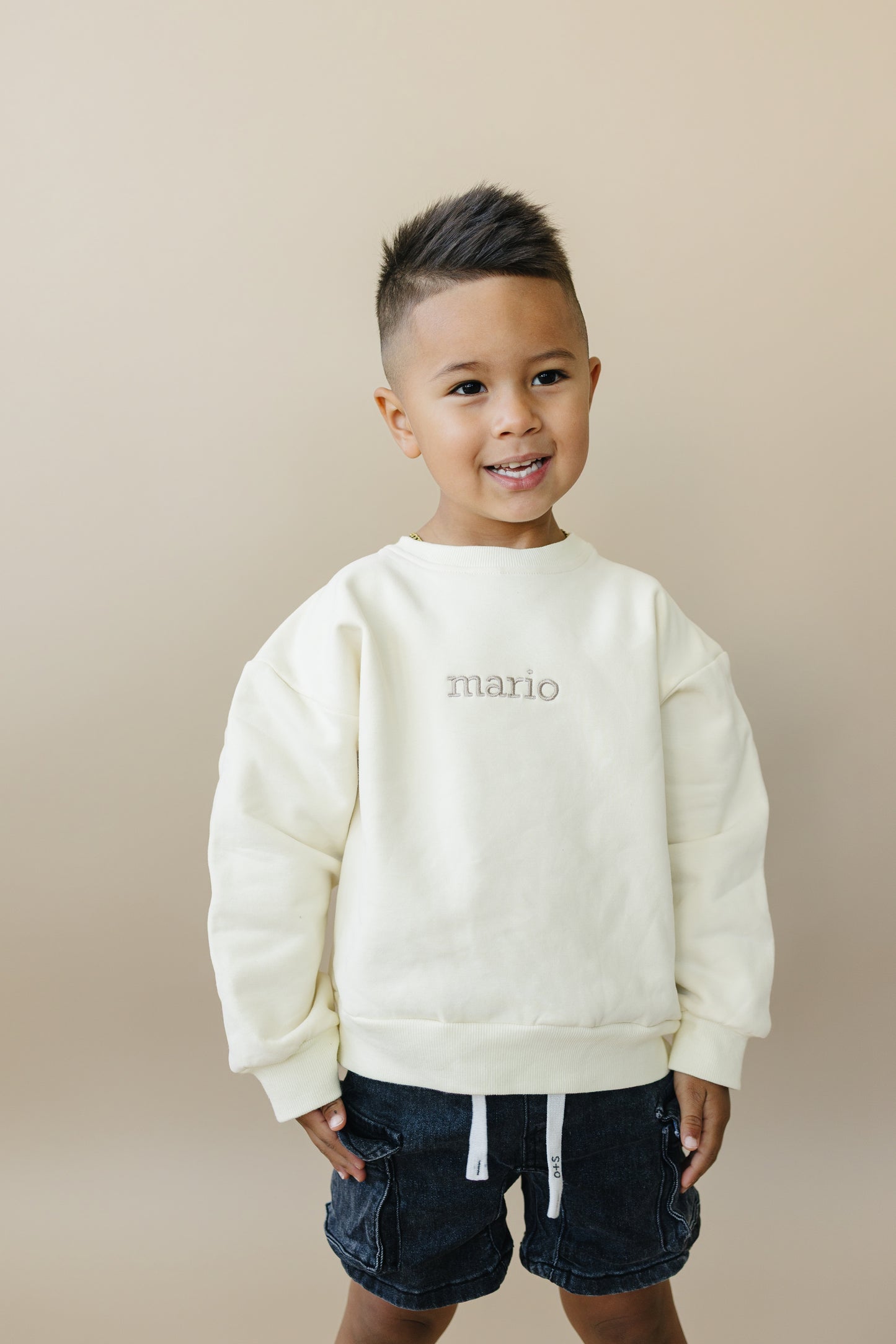 Custom Embroidered Sweatshirt Romper or Crewneck