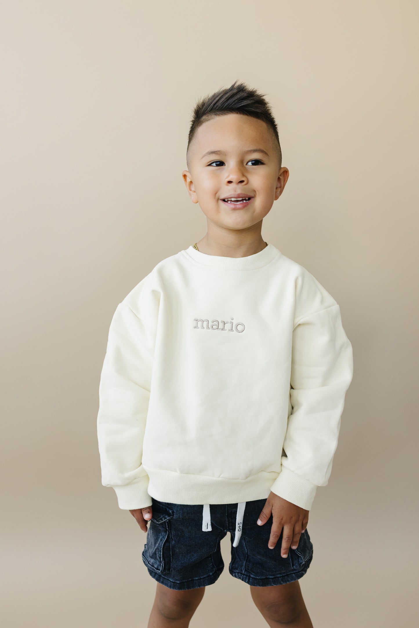 Custom Embroidered Sweatshirt Romper or Crewneck