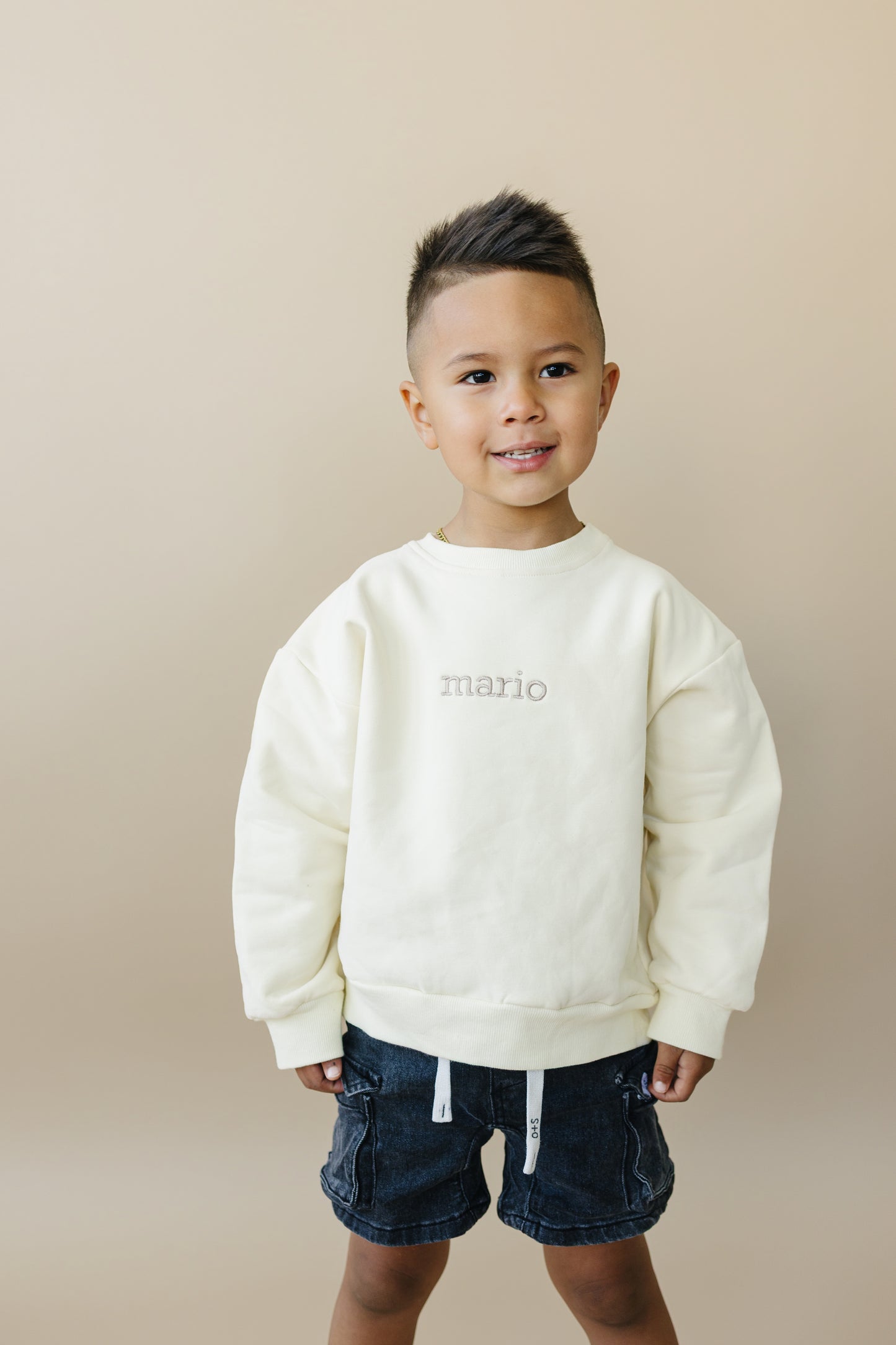 Custom Embroidered Sweatshirt Romper or Crewneck