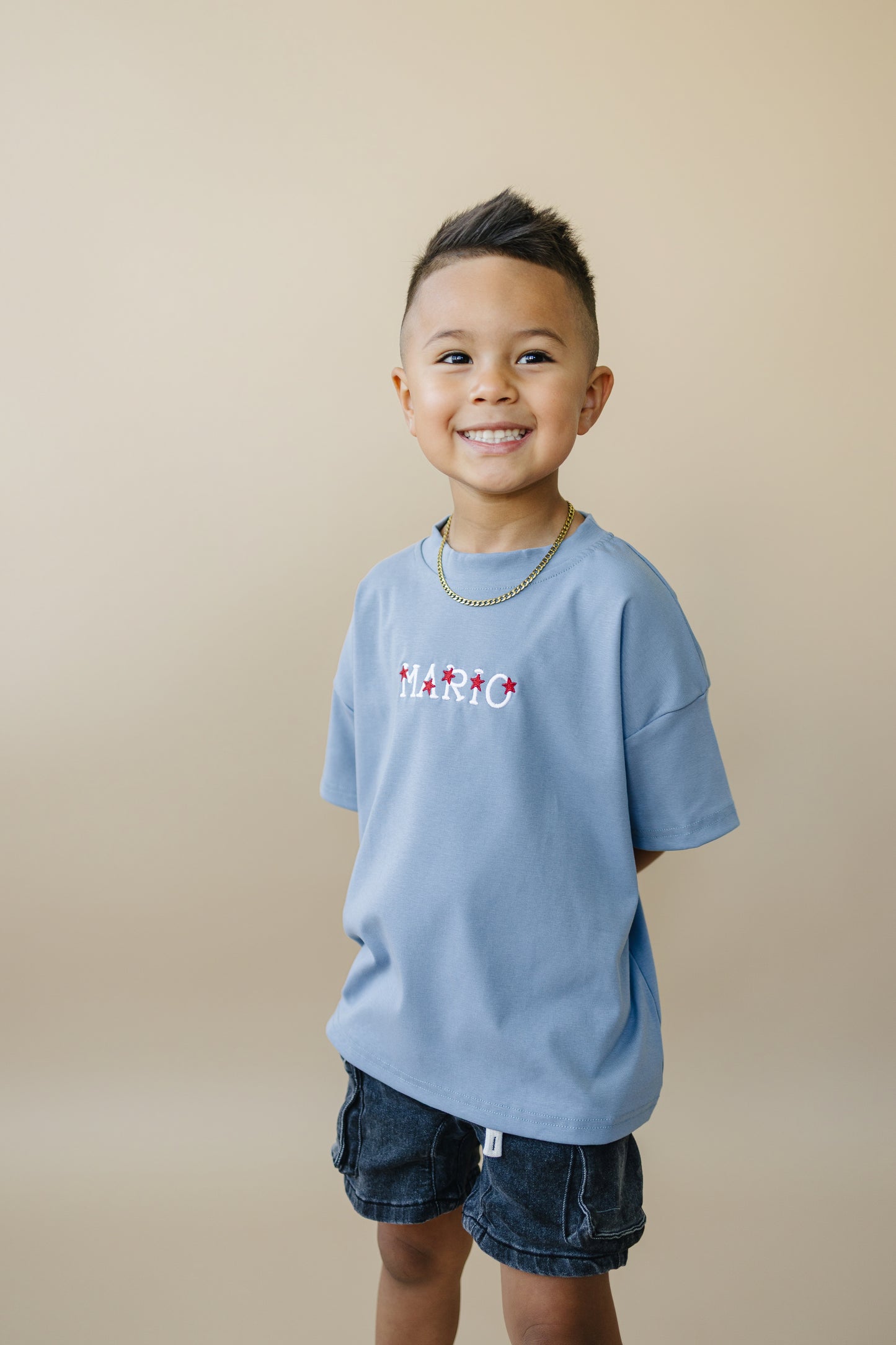 Custom Embroidered Blue 4th of July Tee - pick your design!