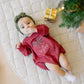 Custom Embroidered Christmas Bow Sweatshirt or Romper