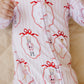 Bamboo Zip Romper | Pink Nutcracker