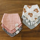 Pink Stripes Classic Muslin Bib