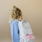 NEW Custom Embroidered Ruffle Floral Backpack