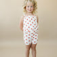 Red White & Blue Tulip Ribbed Bamboo 2pc Tank Set