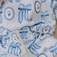 Shorts Set | Blue Bow