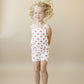 Red White & Blue Tulip Ribbed Bamboo 2pc Tank Set