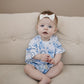 Shorts Set | Blue Bow