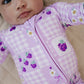 Bamboo Zip Romper | Raspberry