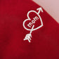 Custom Embroidered Valentine's Sweatshirt or Romper - Mom Tattoo Heart
