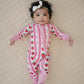 Bamboo Zip Romper | Strawberry