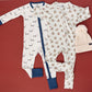 Teddy-Gram Bamboo Zippy Romper