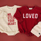 Mr. Steal Your Heart Sweatshirt Romper - more colors